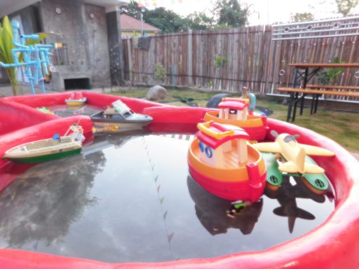 Water Playground Boats Chiang Mai Hangdong Kids water play boats at Hangdong Minigolf Chiang Mai German Restaurant playground